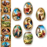 Heat Shrink Wrap - Sleeve Decoration Sticker Easter Egg Wraps Pysanka Christians