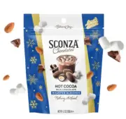 Sconza 4.5 oz. HOT COCOA Milk Chocolate Roasted Almonds ** BB 8/2025 **