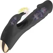 Dildo Vibrator Adult Sex Toys Rabbit Vibrator for Women with 10 Vibrating Modes, Silicone Dildo Clitoral Vibrators Anal Sex Toys for Women Female Couples