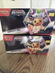 Pokemon TCG - Scarlet & Violet Prismatic Evolutions Surprise Box x2 - 2 Boxes