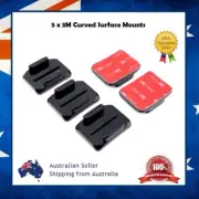 5 x Curved Adhesive Mount Helmet Accessories For ALL Gopro Hero Cameras - Go Pro