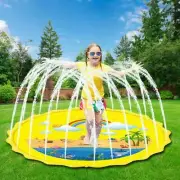 170CM Spray Pad Sprinkler For Kids, Inflatable Spray Pad Sprinkler for Toddlers