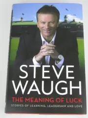 STEVE WAUGH Hand Signed Book + photo proof