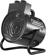 2000W Industrial Fan Heater, 2-in-1 Portable Electric Heater Freestanding Carpet Dryer with SAA Black