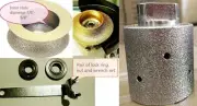 2" Zero Tolerance Drum 1 1/2" Full Bullnose Router Bit Marble concrete granite