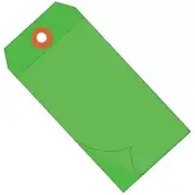 4 3/4 x 2 3/8" Self-Laminating Tags, Green 100/Case