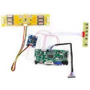 HD VGA DVI LCD Controller Board M.NT68676 For 20.1 in LM201U05 LCD Screen