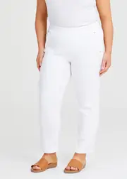 [TS] Taking Shape Petite Take The Lead Taper Pant Size 10 in White - Plus Size Women's Petite Plus White
