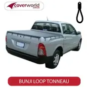 Ssangyong Musso Ute Bunji Style Tonneau Cover - No Sports Bars No Headboard