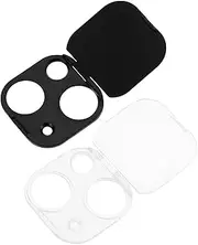 Uonlytech 2Pcs Lens Protector for Fall Scratch Resistant Stereoscopic Lens Cover Transparent Design for Camera Protection