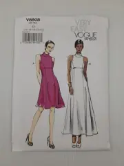 Vogue Sewing Pattern 8808 V8808 Misses Lined Dress Pattern Size 14-22 NEW