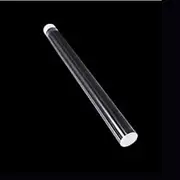Transparent Organic Glass Solid Rods, 10inch Plastic Round Bars, Clear Flat Acrylic Sticks for Model Making 1pc(80mm)