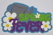 Springtime Spring Fever - Paper Piecing Scrapbook Embellishment Die Cuts