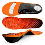 Plantar Fasciitis Arch Support Insoles - Heavy Duty High Arch Inserts Standin...