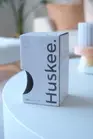 Huskee Coffee Cup & Lid Reusable Mug 12oz BPA-Free Charcoal Natural