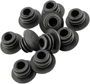 Anneome 22mm Diameter Bike Handlebar Plugs 10pcs Rubber End Caps for Road Bikes