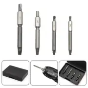 4PCS Dual Function Screw Extractor Set for Fast Removal of Damaged Screws