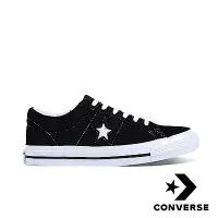 在飛比找Yahoo奇摩購物中心優惠-CONVERSE-ONE STAR男女休閒鞋-黑