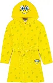 [SPONGEBOB SQUAREPANTS] Spongebob Quadrat Dressing Kleid Kinder gelbe Charakter PJS Robe