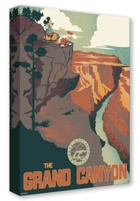 Grand Canyon - Bret Iwan -Treasure On Canvas Disney Fine Art Mickey Mouse