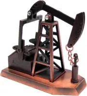 Treasure Gurus 1:48 O Gauge Scale Replica Oilfield Oil Pump Jack Rig Die Cast Pe