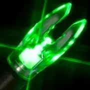 FeraDyne Nockturnal Lighted Nocks Green Universal Fit High Vis LED Fits Most NEW