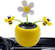 Dancing Solar Figures,Solar Flower Pot Ornament Dashboard Figurine | Children Adults Relaxing Toys for Courtyard, Bedside Table, Verandah, Bay Window