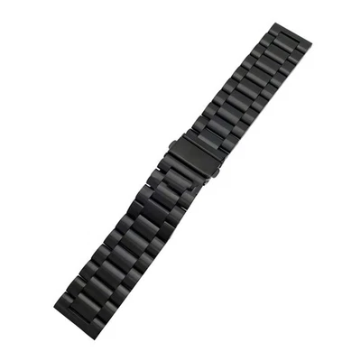 22mm/26mm Watch Steel Wristband Bracelet Strap For Garmin Fenix 6 6X 5 5X 3