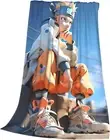 Tomphua Kawaki Kakashi Plush Throw Blanket 50" x 40" light weight