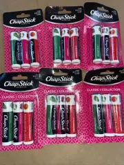 6 Pack Chapstick Classic Lip Balm, Classic Collection, 3 Ct, 0.15 oz