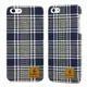 ★APP Studio★【Garmma】Flannel iPhone5/5S 法蘭絨布保護殼《格紋藍》