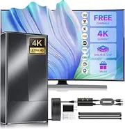 TV Antenna for Smart TV, 1500+ Miles Range, Digital HD Indoor Outdoor Antenna Upgraded Amplifier Signal Booster Support 8K 4K HDTV 1080p Fire Stick All TVs VHF UHF - 45FT Premium Cable/AC Adapter