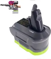Tavice Dyson V6 Battery Adapter to Ryobi ONE+ 18V Li-Ion Battery