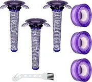 [Hechuang] 6 Pack Upgraded Star Vacuum Replacement Filters for Dyson V7, V8 Animal and V8 Absolute Vacuum. 3 Pre-Filters and 3 Post-Filters. Compare to Part # 965661-01 & 967478-01.