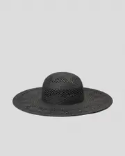 [Mooloola] Mooloola Women's Abigail Floppy Hat in Black One Size Black