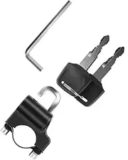 Mipcase Helmet Security Lock Lightweight Theft Bike Lock for Cycling Outdoor Gear Durable Hook Compact Design for Helmets Suitcases Strollers More