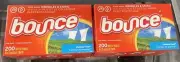 2 Boxes Of Bounce Outdoor Fresh Dryer Sheets 200ct Each Box. Total 400 Sheets