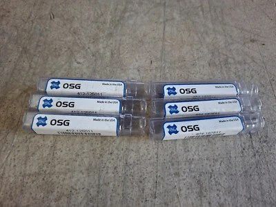 6 QTY OSG 412-125011 Square End Mill CARBIDE 1/8 X 1/8 2FL STUB TiALN Substrate