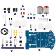 Unassembled Smart Car Soldering Kit for Educational Electronics Projects
