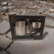 Kingman 7 Piece Cocktail Set Wine Flask, Corkscrew, 4 Shot Glasses & Wine Funnel