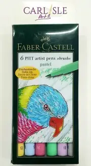 Faber-Castell Pitt Artists Pens Pastel Set Of 6