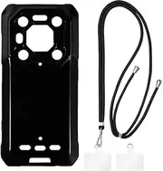 Crossbody/Neck Strap TPU Phone Case Combo Compatible with Ulefone Armor 26 Ultra Walkie-Talkie, Shockproof Protective Cover with Adjustable Lanyard