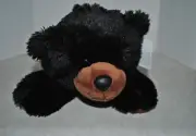 NEW AURORA Flopsie Black Bear SULLIVAN Baby Teddy Bear Plush Toy 12" Indonesia