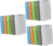 3sets Portable Hard Drive Case Anti-Static HDD Storage Case Hard Disk Protector for Office Home 5pcs*3