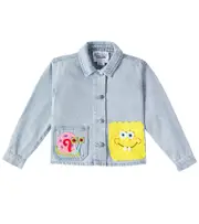 [Stella McCartney Kids] Stella McCartney Kids x SpongeBob denim jacket Y 2 blue