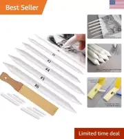 Premium Blending Stumps and Tortillions Set - Sandpaper Pencil Sharpener