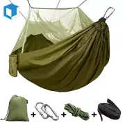 Portable Camping Hammock With Mosquito Net Double Outdoor Travel Tree Swing Tent