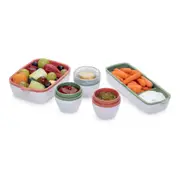 On The Go Food Container, 10 Piece Set (Terracotta) - 19.7x16.7x5.1cm