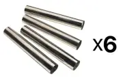 Fox Run Set of 4 Tinplated Steel Cannoli Forms (6-Pack)