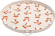 3 Sprouts Play Mat - Fox, Orange